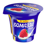 Йогурт сливочный Бомазза Молочная Радость,малина 7%, 200г