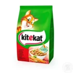 Корм для кошек Kitekat Adult Beef, Vegetables 1.8 kg