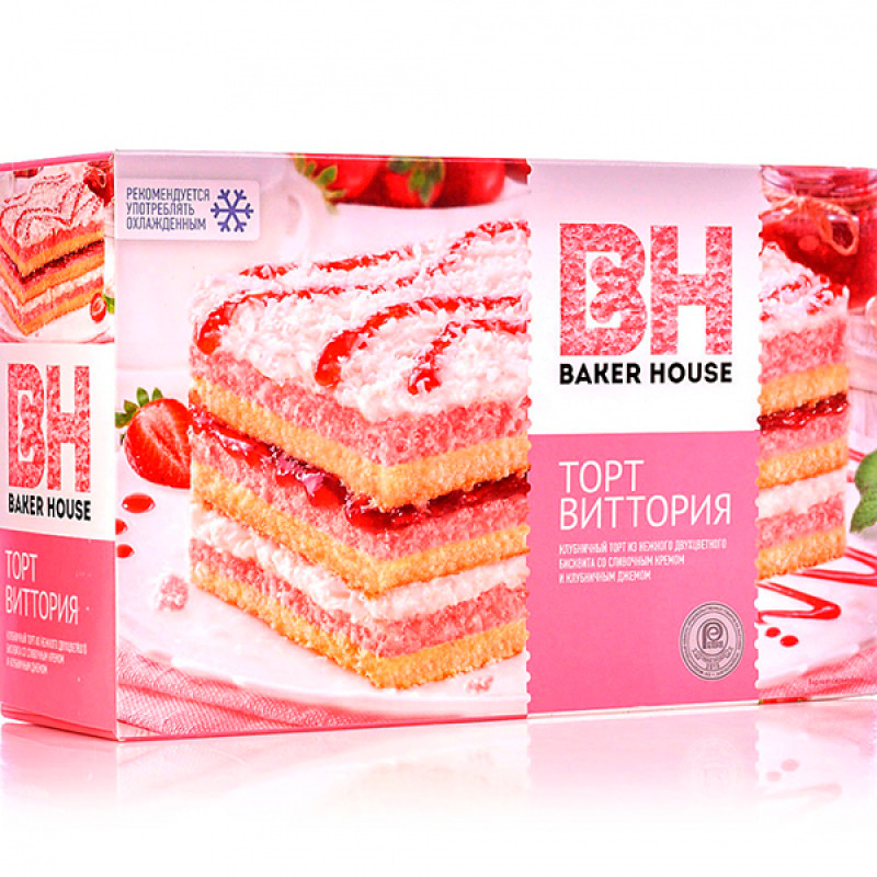 лубничный Торт Виттория Baker House 350 г