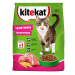 Сухой корм "Kitekat" для кошек аппетитная телятинка 350 гр.
