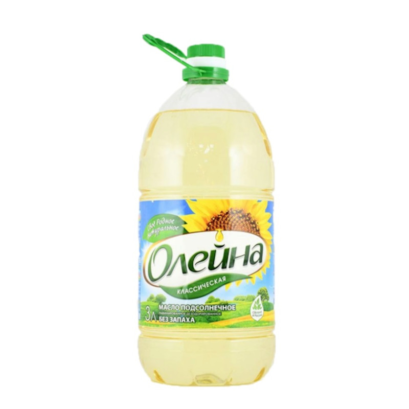 Масло "Олейна" подсолнечное 3л