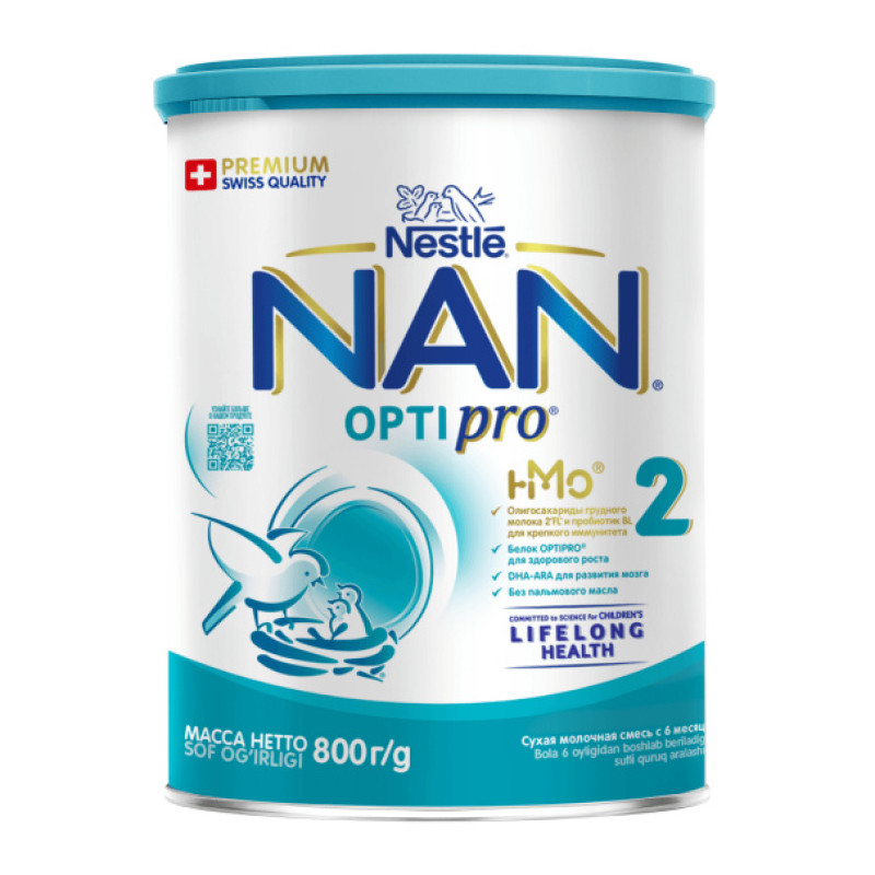 NAN® 2 OPTIPRO® с 6 месяцев, 800 г