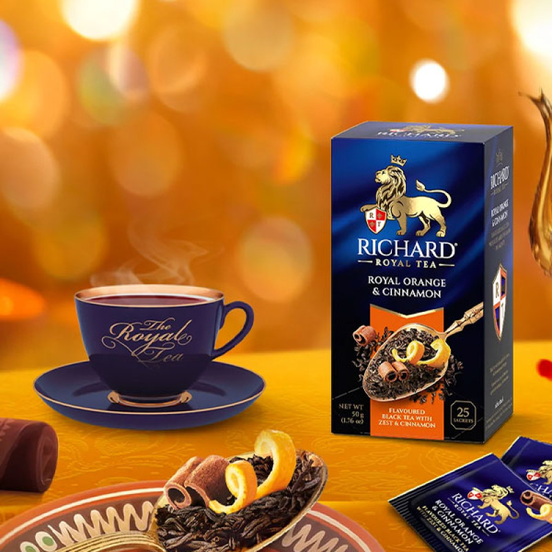"RICHARD" Royal orange & cinnamon  в пакетиках 25 шт